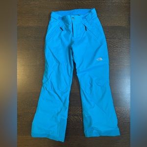 North Face Freedom ski pants Dark Turquoise Blue- Girls Size Large (14/16)